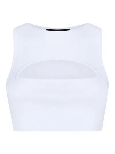 Dsquared2 White Cropped Top