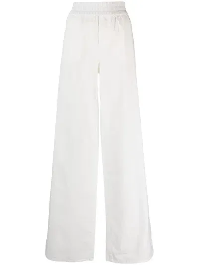 Dsquared2 Wide Leg Trousers In White