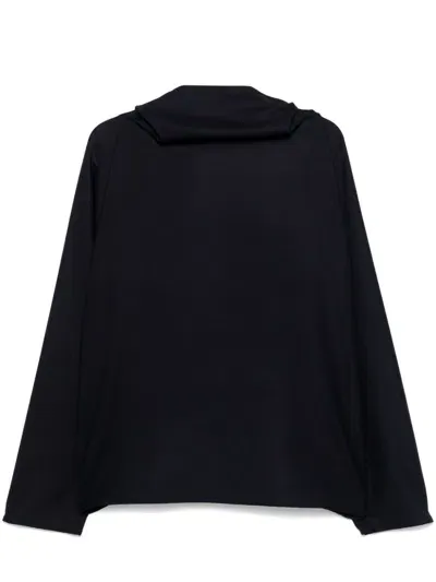 Dušan Cowl-neck Blouse In Blue