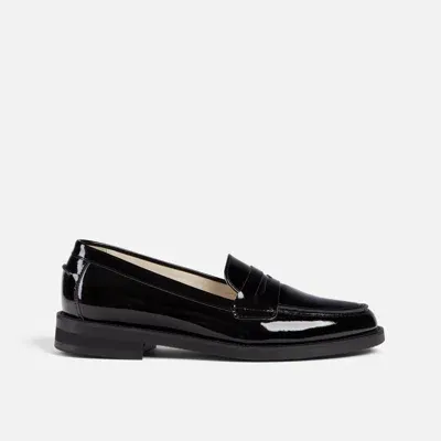 Duke & Dexter Women's Wilde Black Patent Penny Loafer - Women's