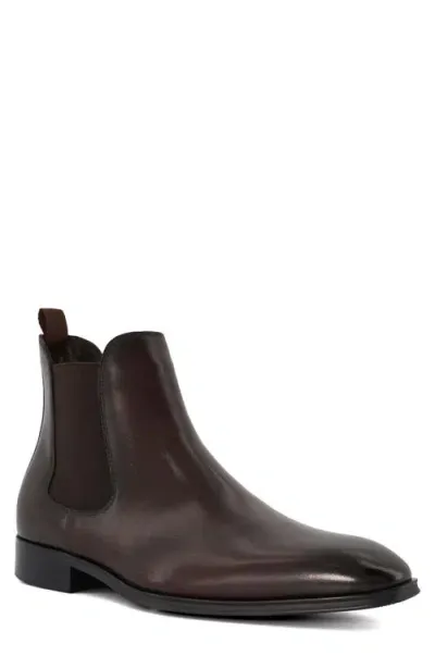 Dune London Mandatory Chelsea Boot In Dark Brown