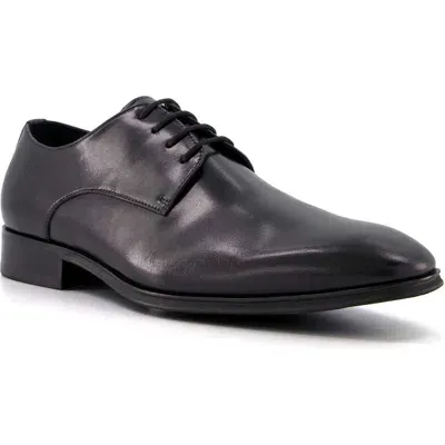 Dune London Satchel Plain Toe Derby In Black