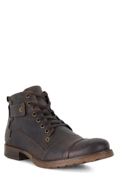 Dune London Simon Boot In Dark Brown