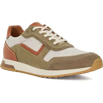 Dune London Toll Sneaker In Khaki