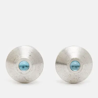 Pre-owned Dunhill Resin Sterling Silver Cufflinks