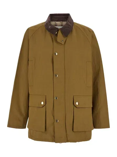 Dunst Hunting Jacket Cotton Mix In Brown