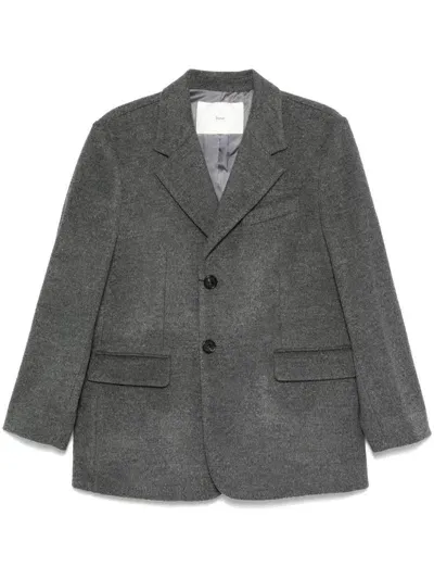 Dunst Mélange Blazer In Grey