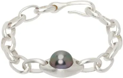 Dunton Ellerkamp Silver Elevine Bracelet In Sterling Silver