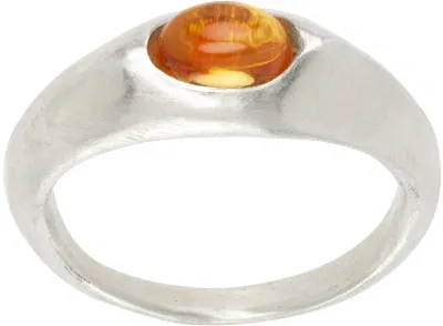 Dunton Ellerkamp Silver Ellipse Ring In Sterling Silver