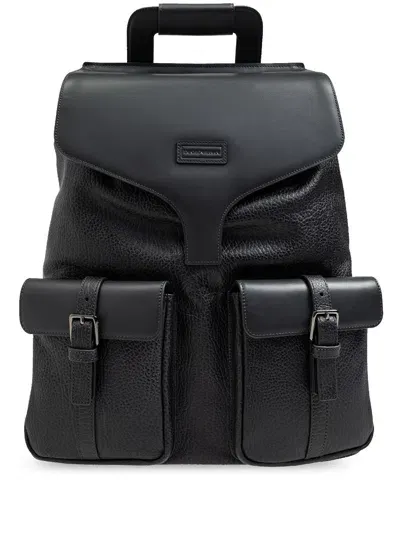 E 'clat Leather Backpack In Black