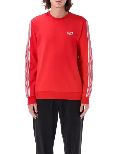 Ea7 Emporio Armani Sweatshirt In Red