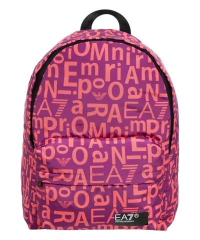 Ea7 Backpack In Violet