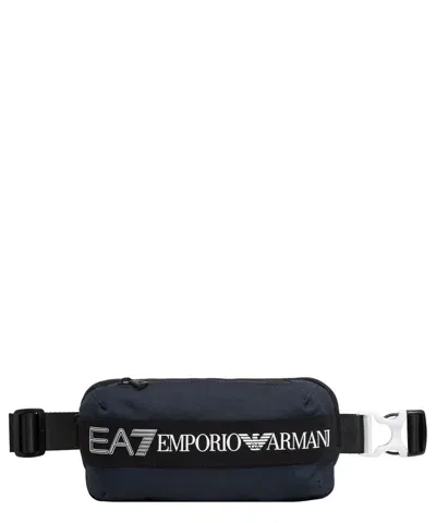 Ea7 Belt Bag In Blue