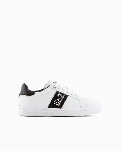 Ea7 Classic Sneakers In Bianco E Nero