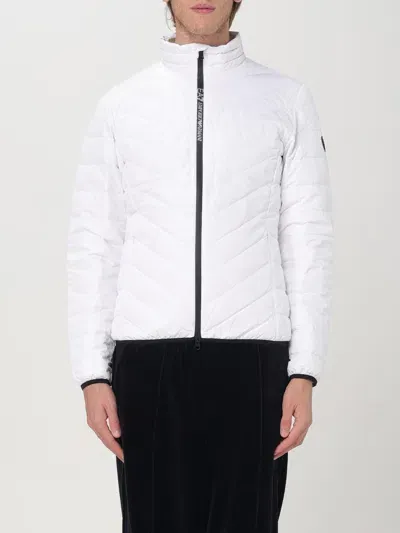 Ea7 Coat  Men Color White In Weiss