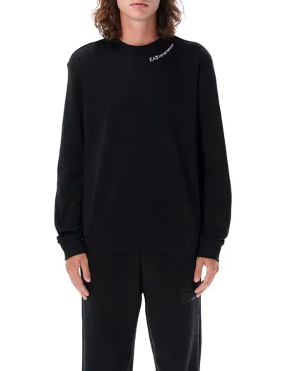 Ea7 Emporio Armani Sweatshirt In Black