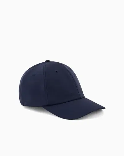 Ea7 Golf Pro Baseball Cap In Technical Fabric In Blue