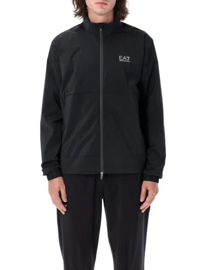 Ea7 Emporio Armani Windjacket In Black