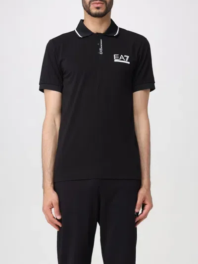 Ea7 Polo Shirt  Men In Black