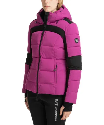 Ea7 Protectum 7 Ski Jacket In Violet