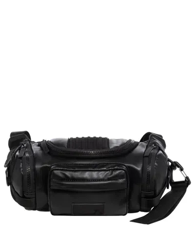 Ea7 Shoulder Bag In Black