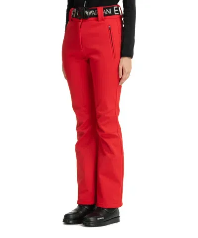 Ea7 Ski Trousers In Red