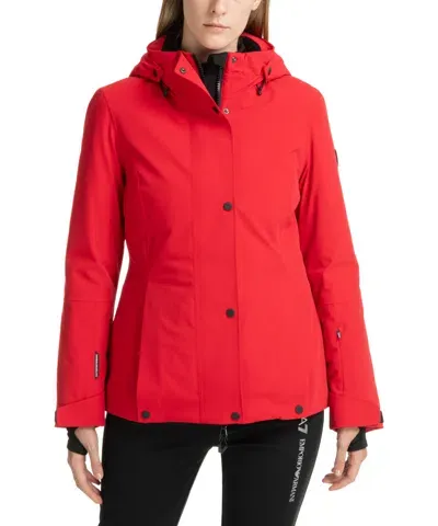 Ea7 Stratum 7 Ski Jacket In Red