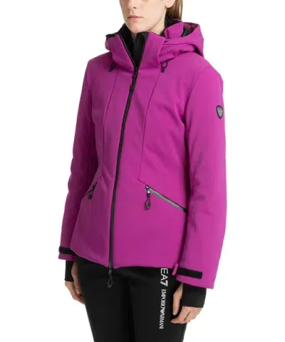 Ea7 Stratum 7 Ski Jacket In Violet