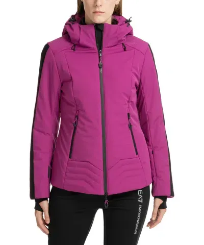 Ea7 Stratum 7 Ski Jacket In Violet