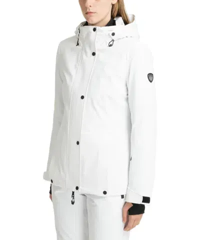 Ea7 Stratum 7 Ski Jacket In White