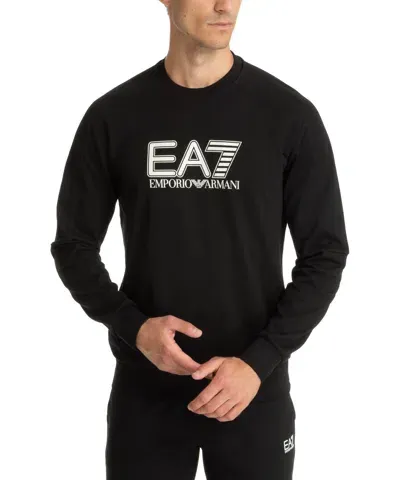 Ea7 Sweatshirt In Black