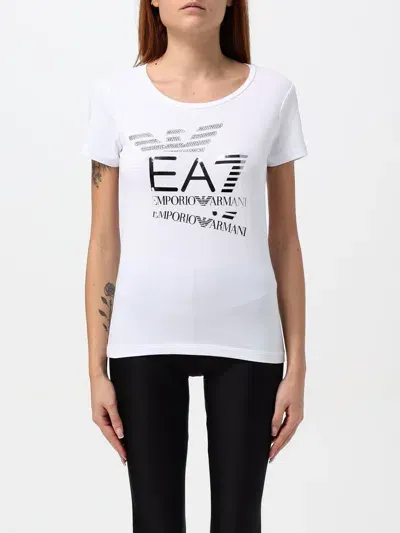 Ea7 T-shirt  Woman Color White In Weiss