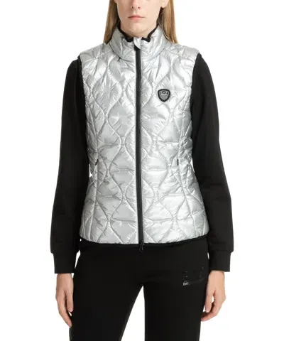 Ea7 Vest In Silver