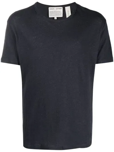 Each X Other Crew-neck T-shirt In Blau