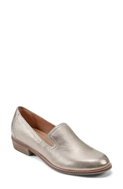 Earth ® Edna Loafer In Metallic Gold