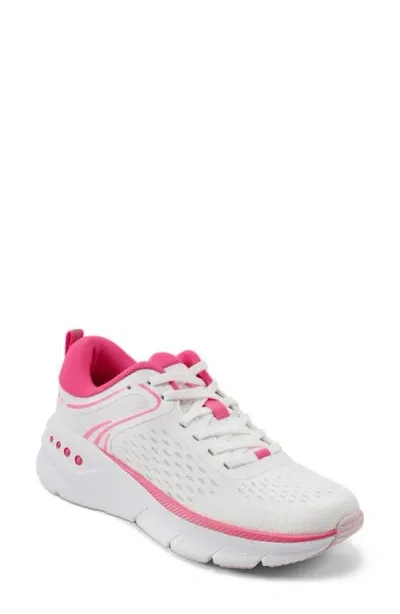 Easy Spirit Maxine Sneaker In White,pink