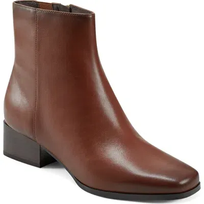 Easy Spirit Sidney Bootie In Medium Brown