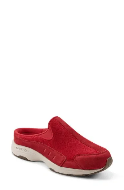 Easy Spirit Traveltime Slip-on Sneaker In Medium Red