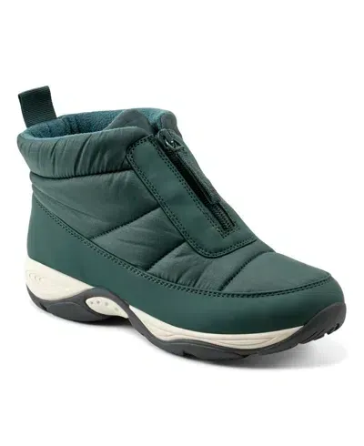 Easy Spirit Women's Edele Cold Weather Casual Booties In Dark Green