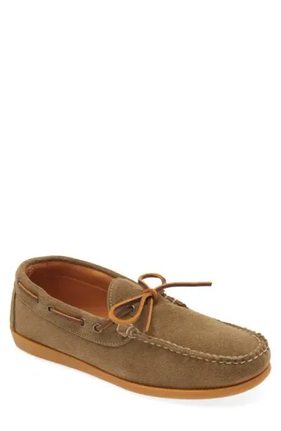 Easymoc Camp Moc Toe Boat Shoe In Olive