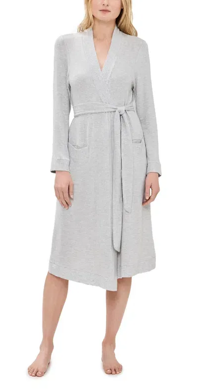 Eberjey Cozy Time Robe Lt. Heather Grey