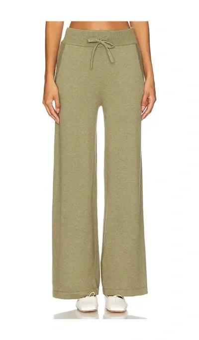 Eberjey Recycled Sweater Pant In Moss