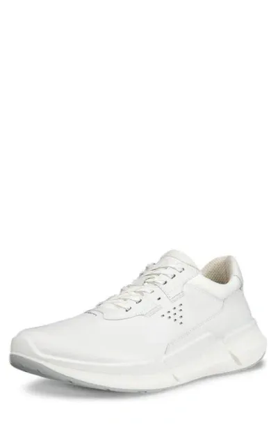 Ecco Biom Leather Sneakers In Neutrals