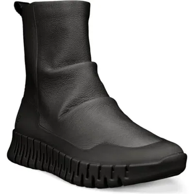 Ecco Gruuv Water Resistant Bootie In Black