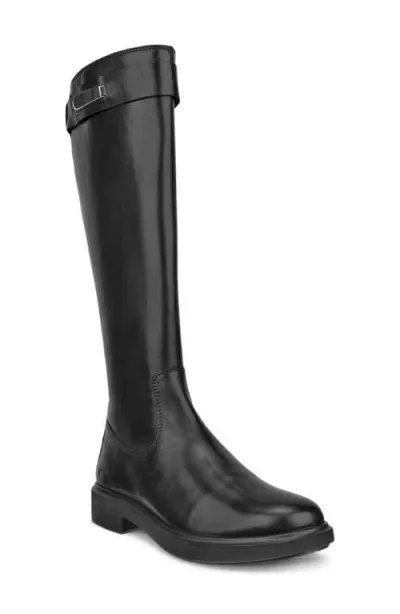 Ecco Metropole Amsterdam Knee High Boot In Black