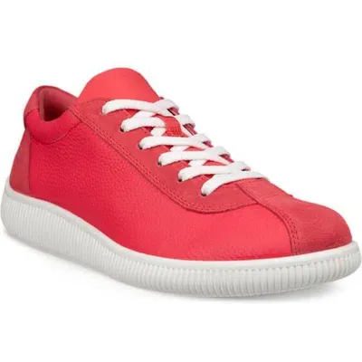 Ecco Soft Zero Sneaker In Teaberry/teaberry