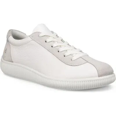 Ecco Soft Zero Sneaker In White/shadow White