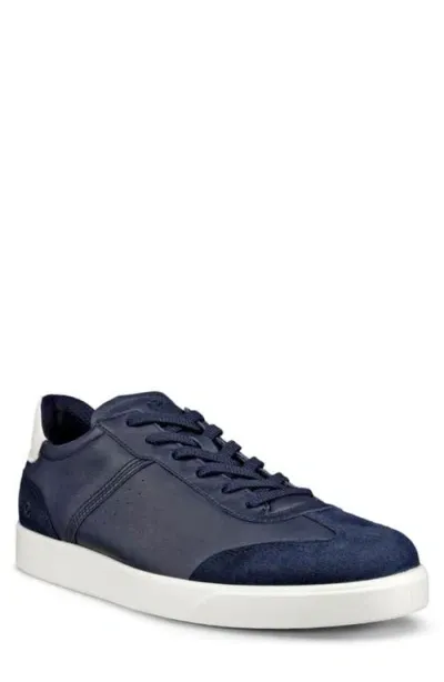 Ecco Street Lite Low Top Sneaker In Night Sky,white