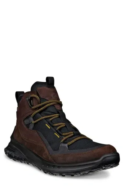 Ecco Ult-trn Waterproof Boot In Mocha/mocha/black