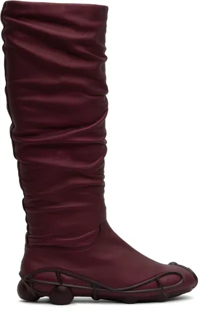 Ecco.kollektive Burgundy Kiko Kostadinov Edition Eileen Boots In 91363 Burgundy